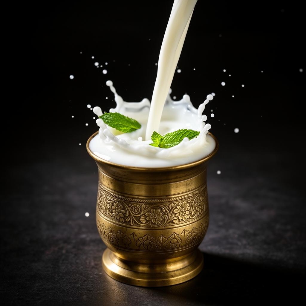 Freshly churned, poured cold