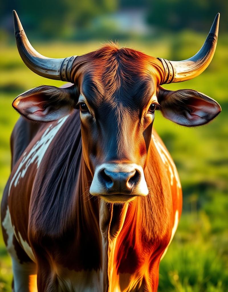 Healthy desi cow at Kisaan Dairy Farm